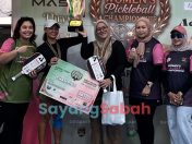 Penyertaan meningkat 60 peratus, bukti sukan Pickleball semakin berkembang di Sabah