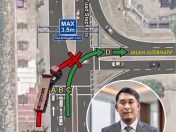 Sekatan jambatan sementara jejaskan operasi treler RORO