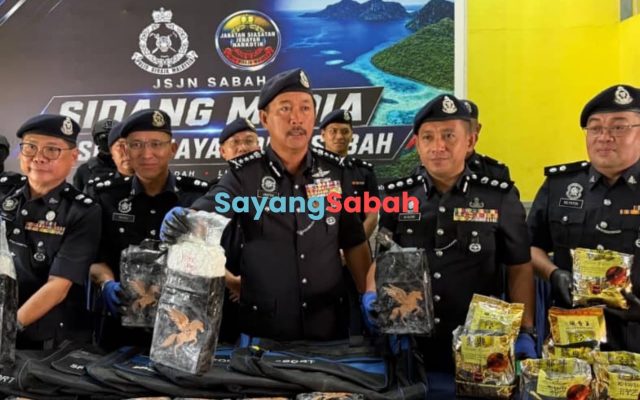 Suami isteri ditahan, 254kg syabu bernilai hampir RM18 juta dirampas di Semporna