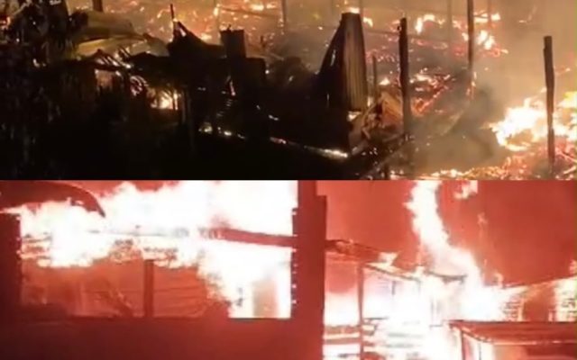 Blok lima pintu, rumah dan empat kenderaan musnah terbakar