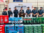 Minuman keras RM4.17 juta diikrar sebagai perabot, kastam bongkar taktik seludup di Pelabuhan Sepanggar