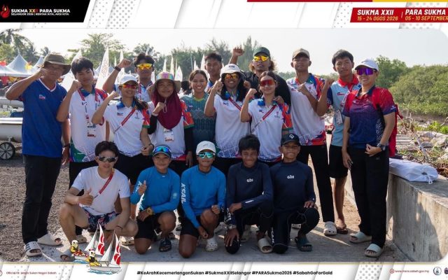 Pelayaran Sabah raih lima pingat, dua emas tiga gangsa di SUKMA XXII