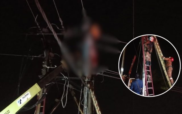 Pekerja elektrik maut terkena renjatan ketika pasang tiang