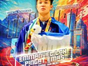 SUKMA XXII: Dari gangsa ke emas, Emmanuel Loh tambah koleksi pingat Sabah