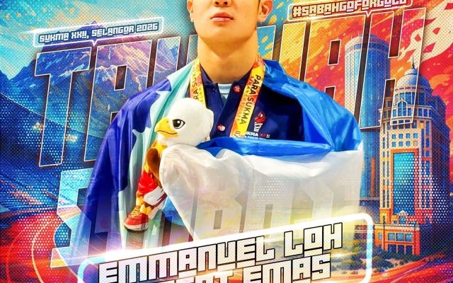 SUKMA XXII: Dari gangsa ke emas, Emmanuel Loh tambah koleksi pingat Sabah