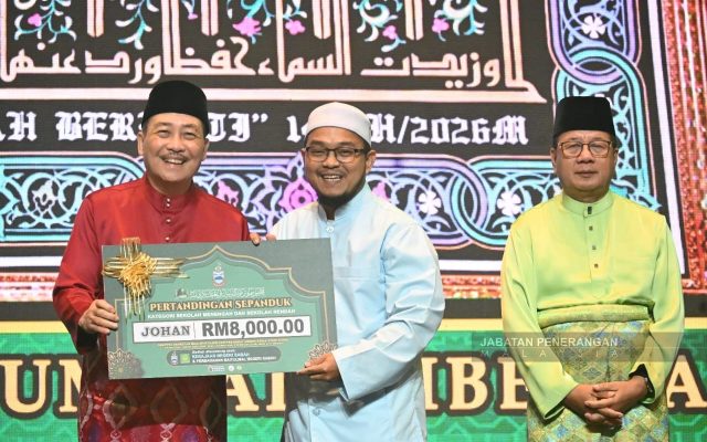 JPANS Juara Pertandingan Sepanduk Maulidur Rasul 2026