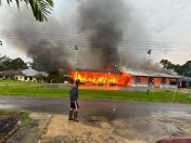 Dua rumah musnah dalam kebakaran di Sipitang