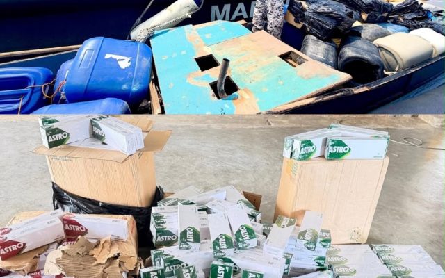 Empat lelaki terjun laut, dua bot bawa petrol, rokok ditahan