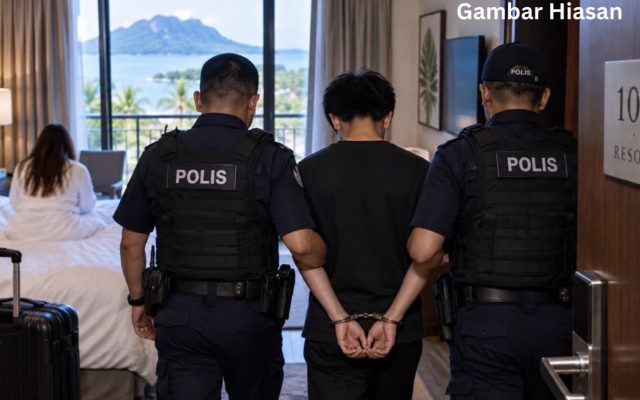Lelaki 18 tahun ditahan polis kerana disyaki cabul pelancong dalam bilik resort