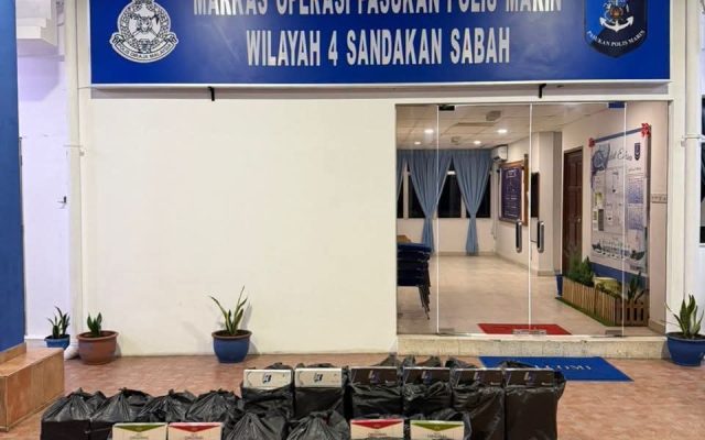 Rokok seludup bernilai RM131,700 dirampas di Sandakan