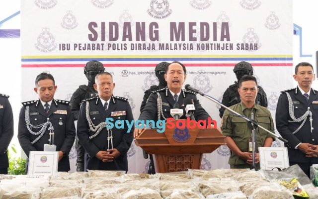 Polis Sabah rampas dadah bernilai RM6.14 juta dalam tiga operasi