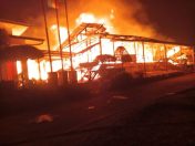 Blok pentadbiran SK Panudahan musnah dalam kebakaran