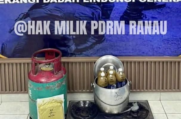 Lelaki 39 tahun ditahan miliki air ketum dan serbuk ketum