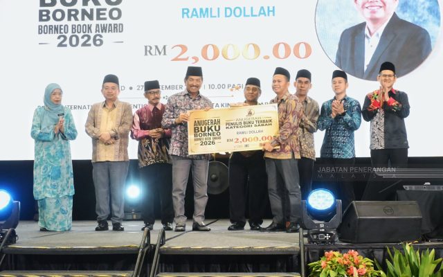 Enam penerima raih anugerah Buku Borneo 2026