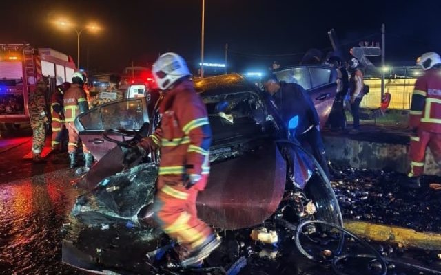 Seorang maut, penumpang kritikal dalam kemalangan di Bundusan