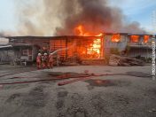 90 peratus rumah terbakar di Kampung Damai, Kota Marudu