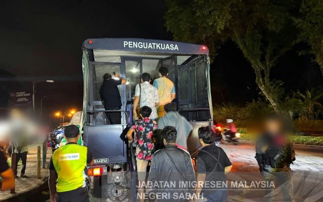 84 PATI ditahan dalam 15 operasi imigresen di Sabah