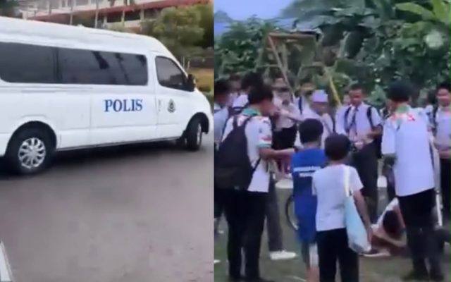 Video tular bantu polis tahan 14 pelajar terbabit pergaduhan di Tawau