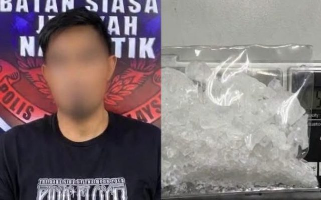 Lelaki warga asing ditahan bersama 51.46 gram syabu