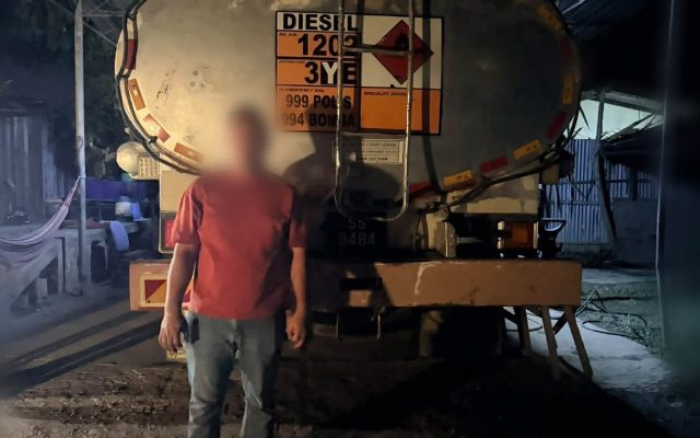6,000 liter diesel subsidi disita, lori tangki dirampas